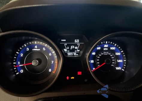 2014 Hyundai Elantra Se z USA, uszkodzony, nr VIN 5NPDH4AE9EH471053